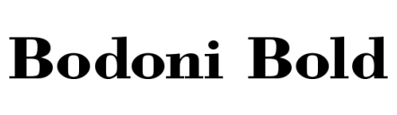 Bodoni Bold