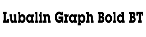 Lubalin Graph Bold BT