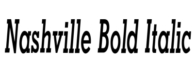 Nashville Bold Italic