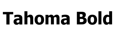 Tahoma Bold