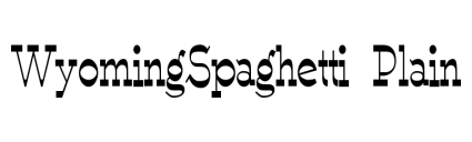 WyomingSpaghetti Plain