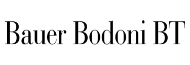 Bauer Bodoni BT