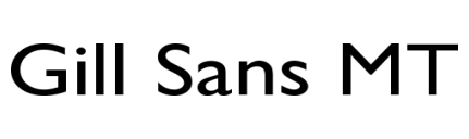 Gill Sans MT