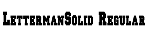 LettermanSolid Regular