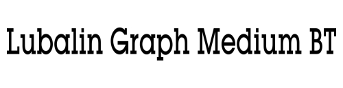 Lubalin Graph Medium BT