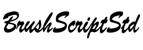 BrushScriptStd