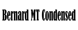 Bernard MT Condensed