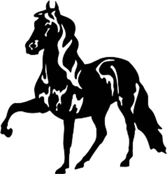 Peruvian paso horse decal